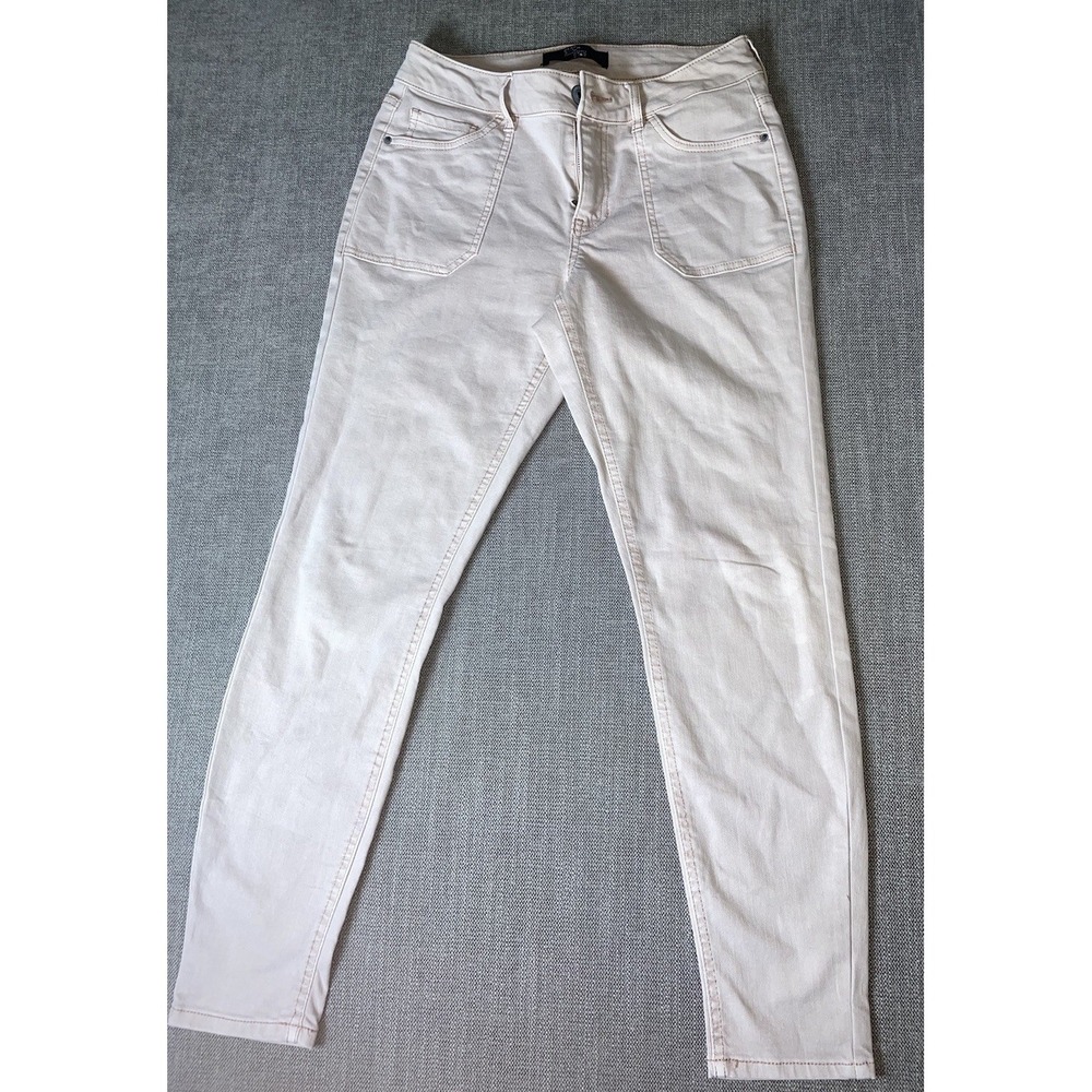 Stitch Star Women's Stretch 5-Pocket Light Pink Denim Jeans Cotton Blend Size 8
